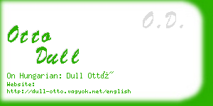 otto dull business card